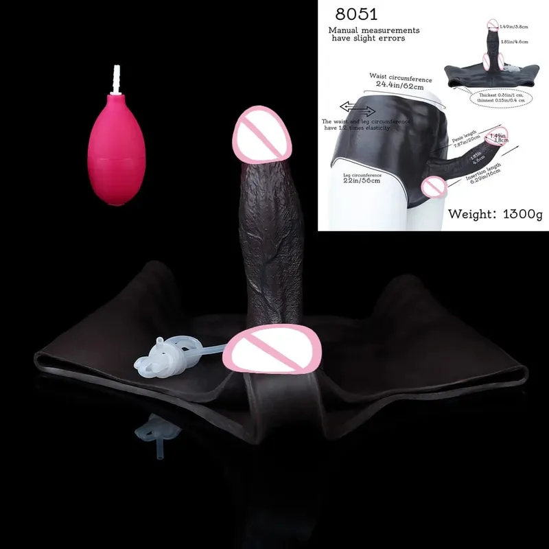 Silicone Anal Plug Squirting Dildo Panties With Abdominal Muscles Solid Penis Vaginal Anal Masturbator Sex Toy For Female
