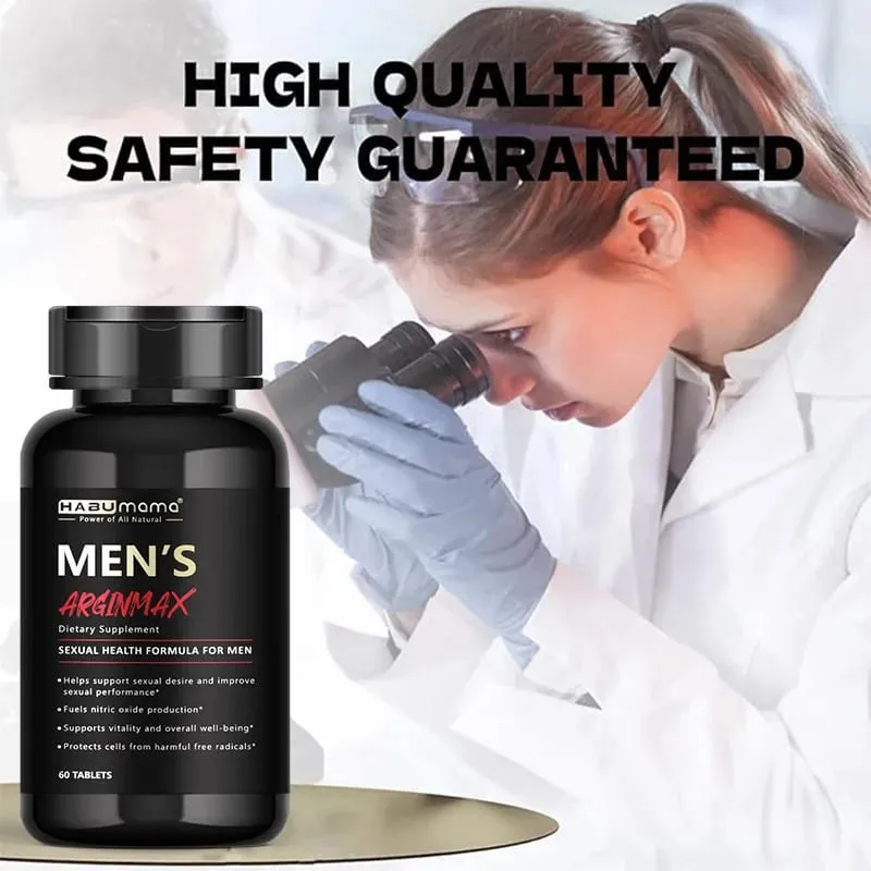 L-Arginine Male Enhancing Supplement for Performance Endurance and Muscle Strength and Endurance Non-GMO 60 Tablets — image 5