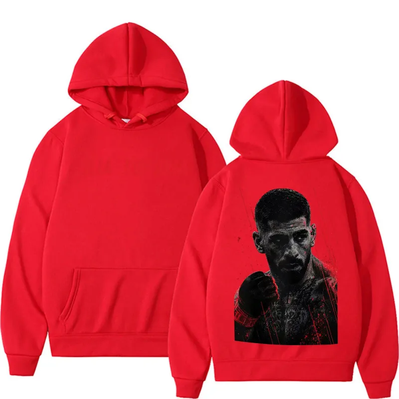 Ilia topuria el matador vintage gráfico hoodies roupas masculinas violência estética camisolas casuais pullovers de lã streetwear — image 9