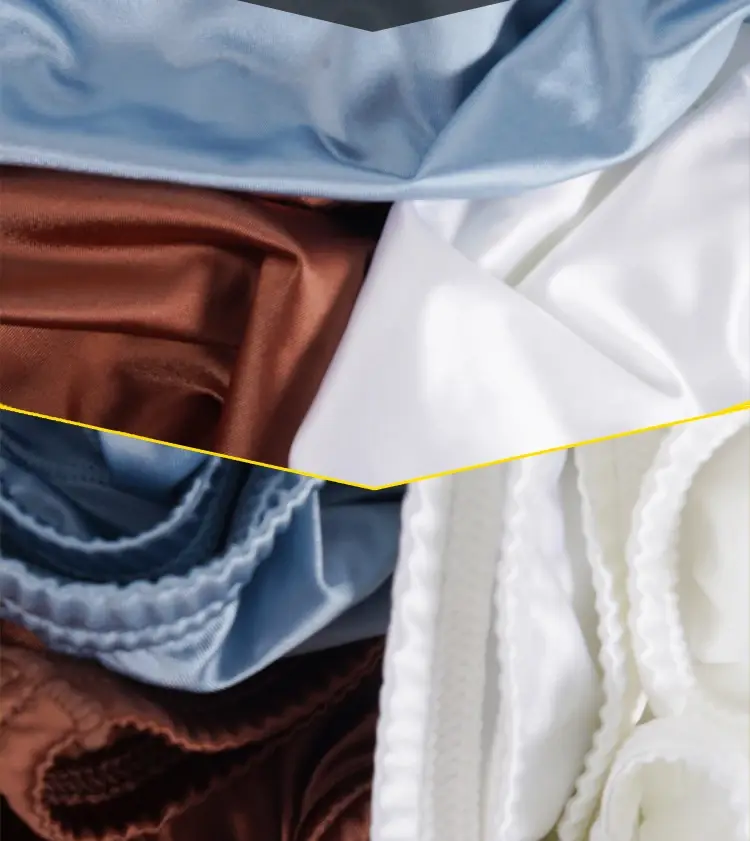 1/3Pcs Satin Nylon Men's Briefs Skin-friendly Breathable Mens Underwear Panties Large Crotch Pouch Man Bikini Underpants Briefs — image 5