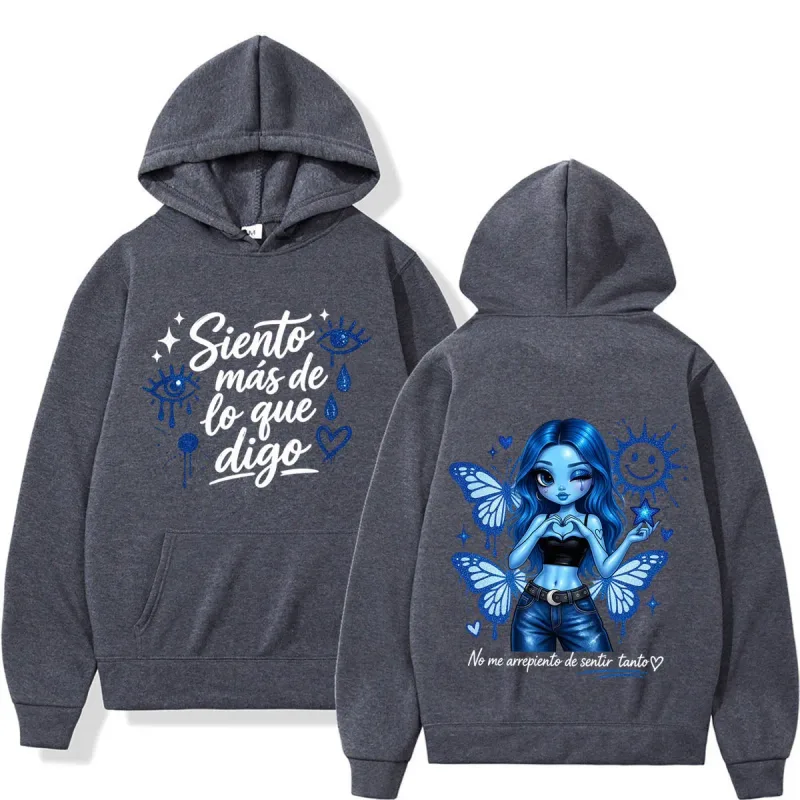 Karol G Tropicoqueta Latina Foreva 2026 Tour Print Hoodie Men Women Fashion Harajuku Sweatshirts Aesthetic Trend Loose Pullover — image 7