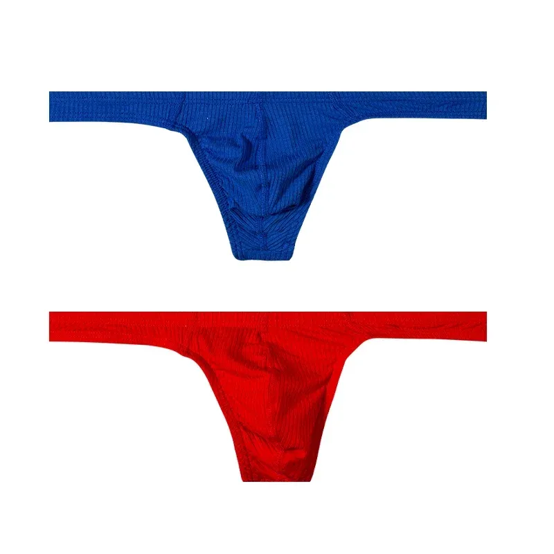 Cotton Men's Big Pouch Thong Panties Men Cotton Sports Running Underwear Comfortable Seamless Male G-string Briefs — image 25