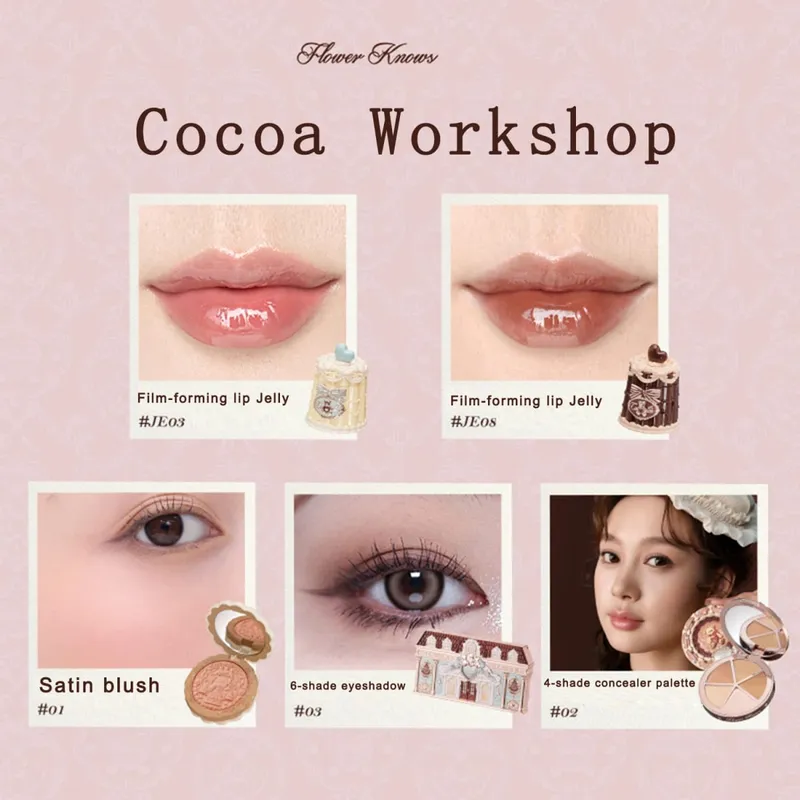 New Arrive Flower Knows The Sweetie Bear Collection Mini Setting Powder Cookie בושם וג'ל ועיפרון גבות כפולים — image 11