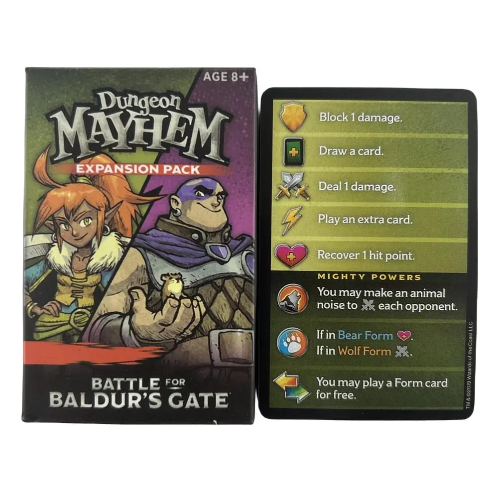1 τμχ Dungeon Mayhem EXPANSION PACK Οικογενειακό Διασκεδαστικό Επιτραπέζιο Παιχνίδι Τράπουλες Family Party Board Deck For — image 6