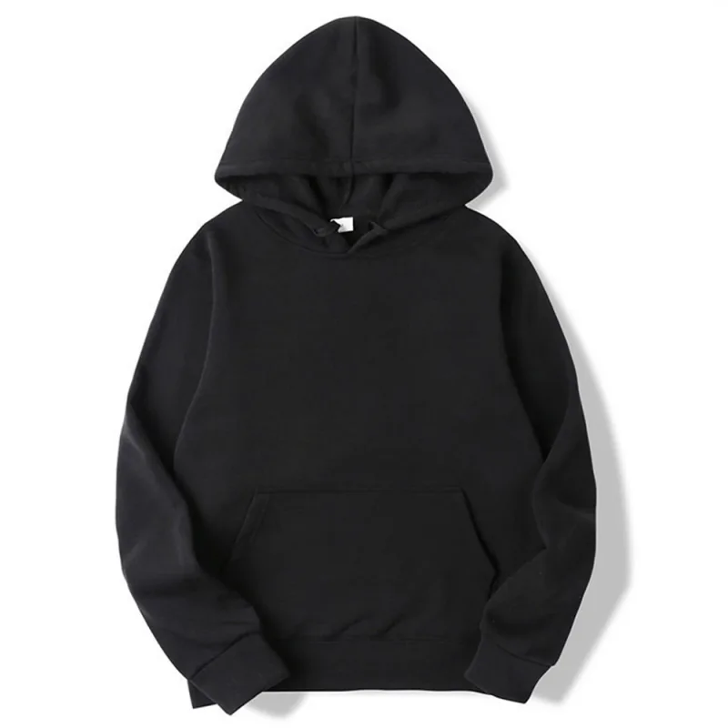 Blank Fleece Fashion Hoodies Men Pull Over Wholesale Hooded Sweatshirt Unisex Cheap Solid Hoodie In Bulk Sudaderas Con Capucha — image 8