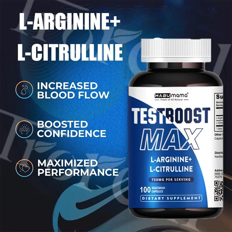 Men Enhancing Supplement L-Arginine L-Citrulline Complex Supports Physical Performance & Confidence Lasting Results — image 3