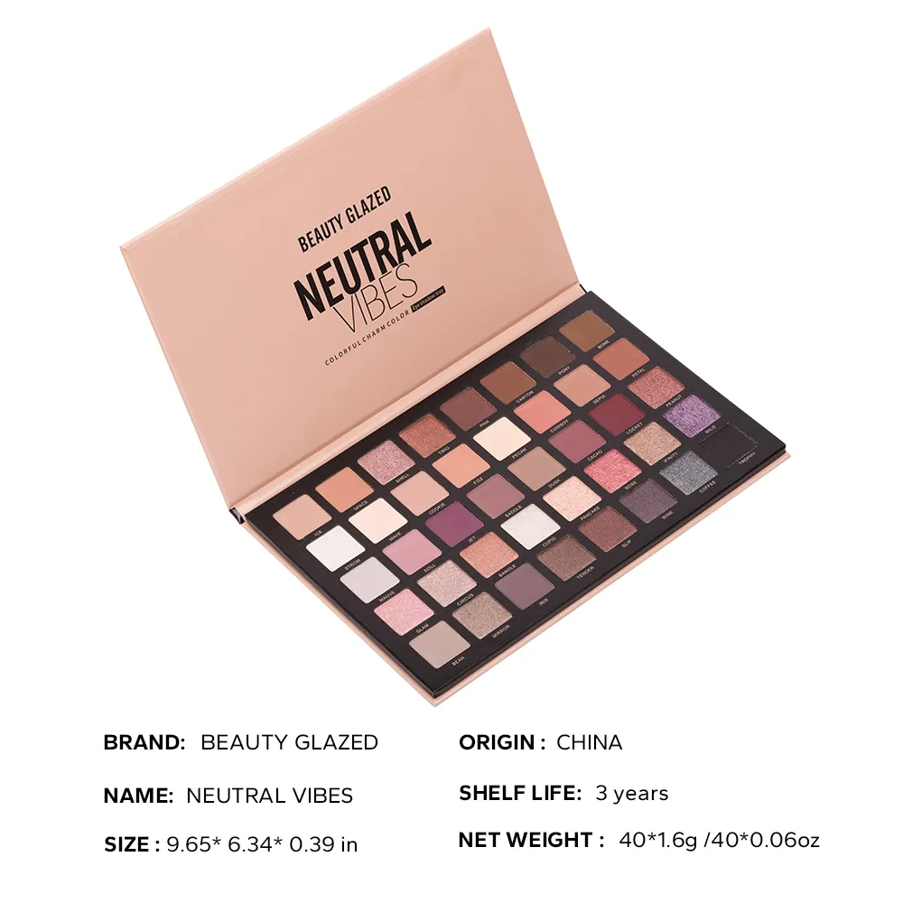 Matte 40 Colors Highlight Shimmer Eye Shadow Cosmetics Palette Glitter Eyeshadow palette — image 7