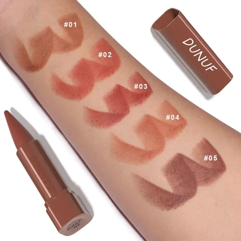 Κραγιόν 9 χρωμάτων Gradient Lip Liner Ματ Μαύρο Καφέ Βελούδινο Κραγιόν Αδιάβροχο μη κολλώδες απόχρωση Lipliner Crayon Lip Makeup — image 5