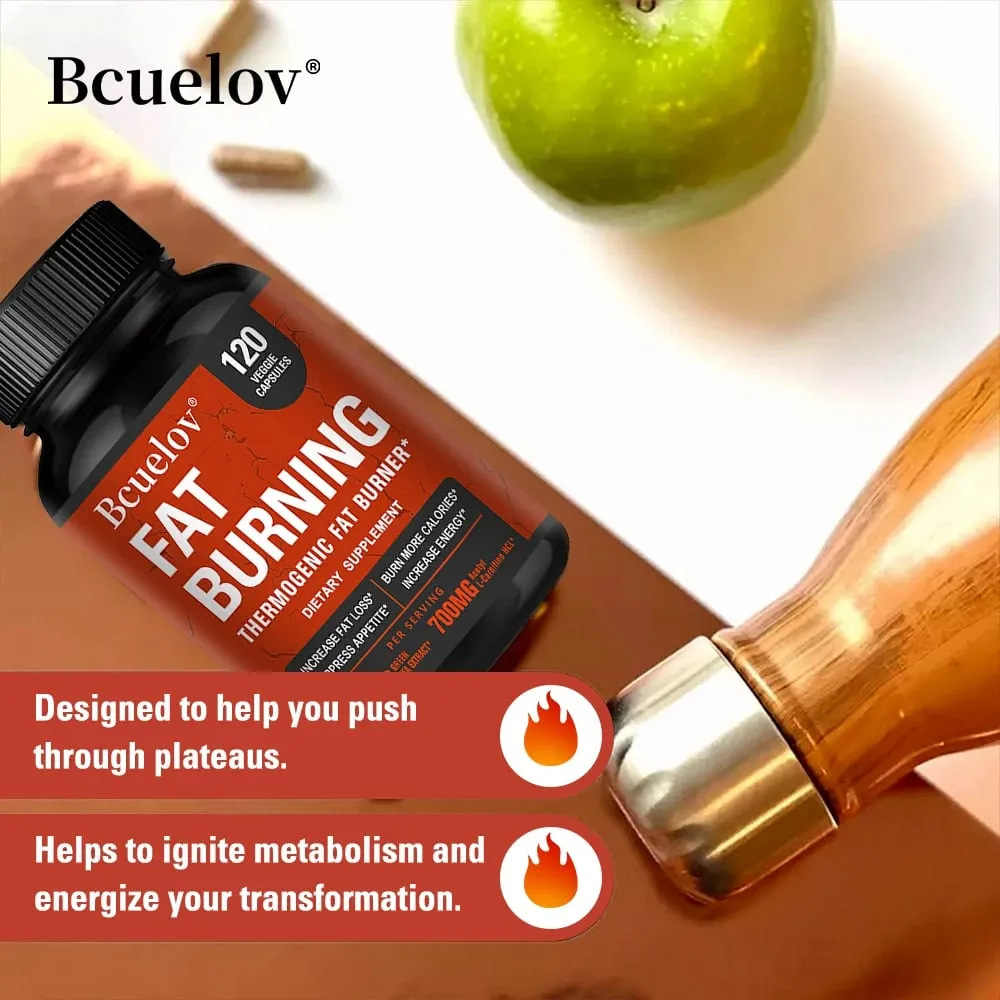 Acetyl-L-Carnitine Green Tea Extract and Caffeine Support Fat Burning Metabolism Improve Mood 30/60/120 Capsules — image 5