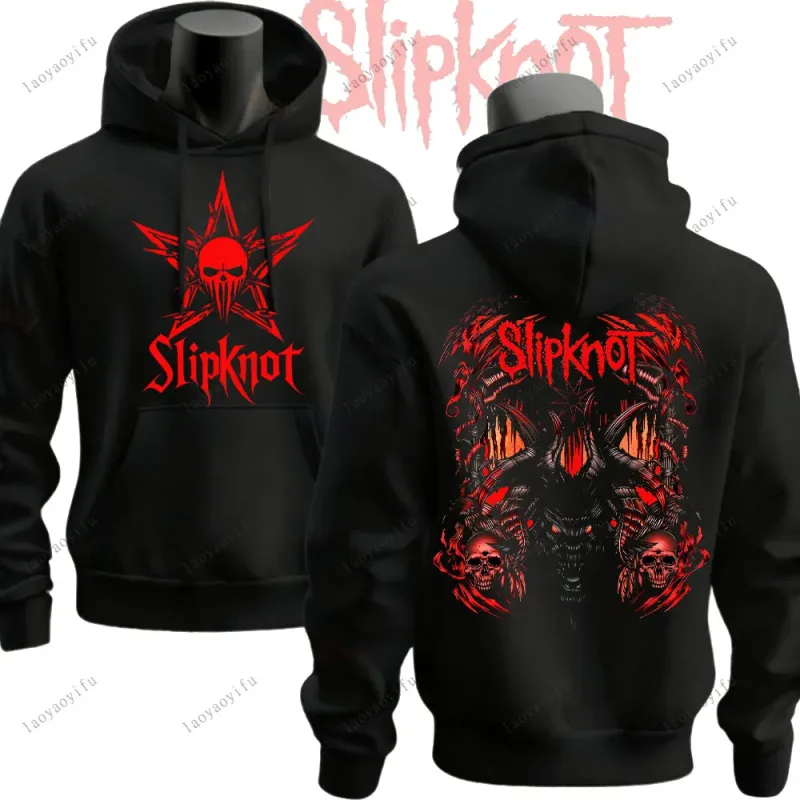 Men's New Style S-Slipknots Music Logo Metal Rock Band Women Men Hoodie Sweatshirts Novelty Trend Clothes Hoody Winter Pullovers — image 5