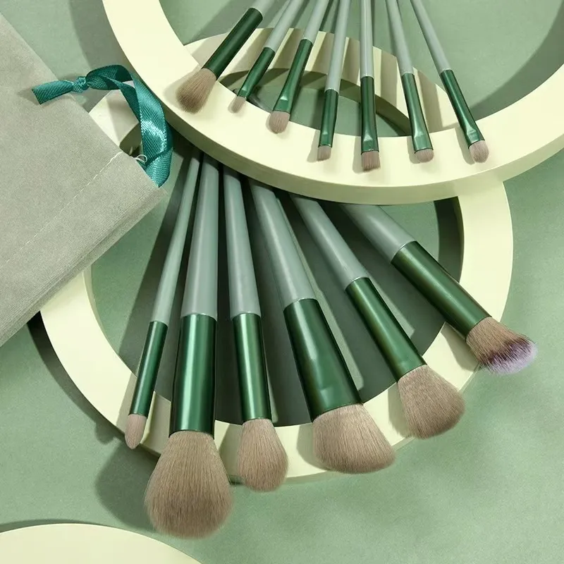 Ensemble de pinceaux de maquillage, 13 pièces, ombre à paupières, fond de teint, poudre cosmétique, mélange de Blush, outils de maquillage de beauté pour débutants — image 3