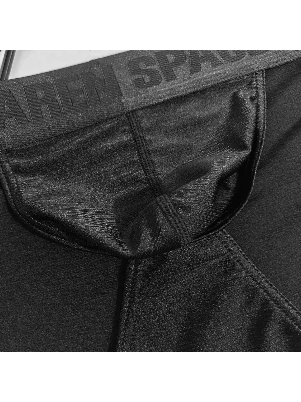 Men's Solid-Color Low-Waist Triangle Underwear Breathable Sexy Bottom Pants Trendy 1-Piece Set Mature Style Promotional Price — image 6