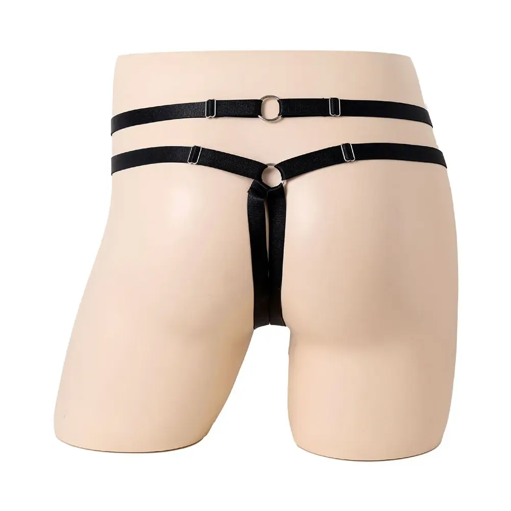 Mens Sexy Cockring G-Strings Sexy Tоy Mens O-Ring Underwear Para sa Hot Man Low Waist Jockstrap Lingerie Gay Sissy Pouch Underpants