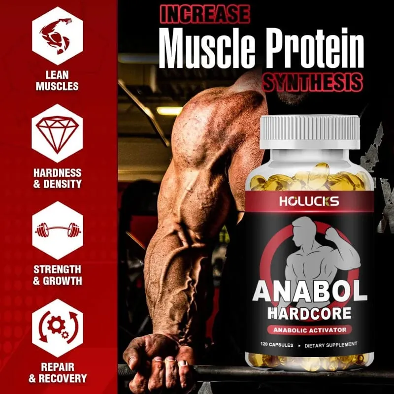 Muscle Builder for Men Boosts Energy Strength & Endurance Promote Muscle Protein Synthesis Supports Hormone Balance