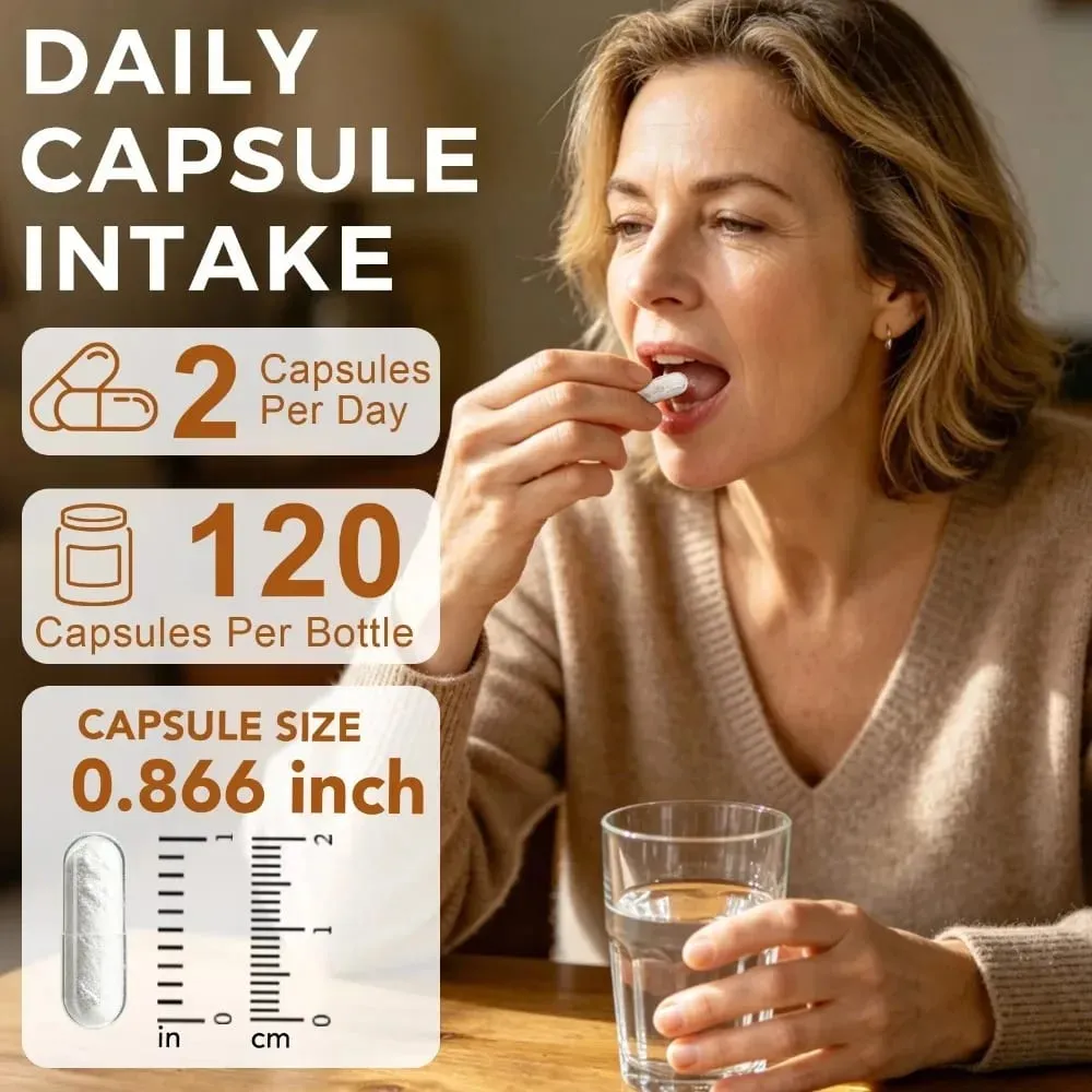 NMN Capsules 1000mg Nicotinamide Mononucleotide NAD+ Cellular Energy TMG Quercetin Resveratrol 120 Vegan Capsules Non-GMO