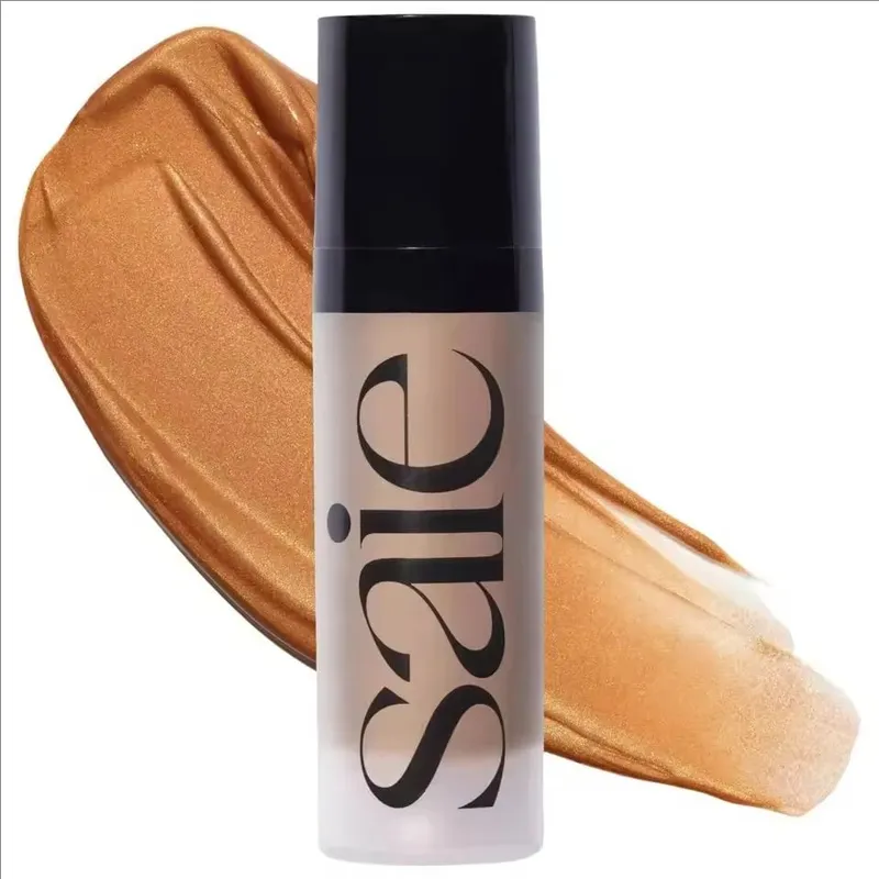 Saie סומק נוזלי 4 צבעים CHILLY SPICY Highlighter Sunglow Contouring Shimmer אבקת ייבוש מהיר לא דביק מרקם טבעי — image 10