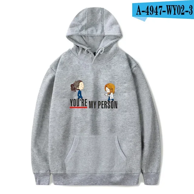Harajuku Gray's Anatomy Tumblr Greys Anatomy moletom com capuz estampado moletom masculino/feminino confortável moletom adulto/criança — image 56
