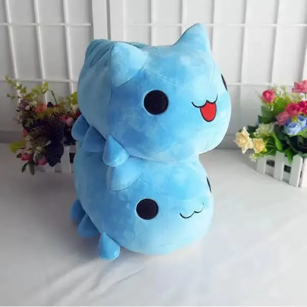 15/30 εκατοστά Bugcat Capoo βελούδινο παιχνίδι Anime Blue Cat Worm Cosplay Doll γεμιστό μαξιλάρι για δώρο