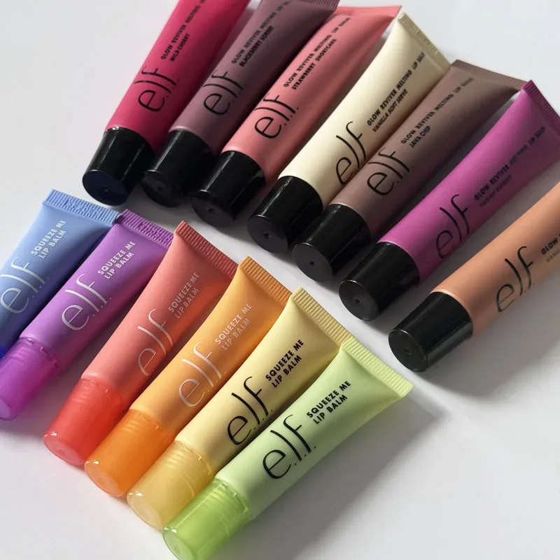 New Elf 8 χρωμάτων Lip Gloss & Πολύχρωμο ρουζ σε πούδρα λεπτής υφής Ελαφρύ Ενυδατικό Θρεπτικό Lip Balm Care Cosmetics — image 4
