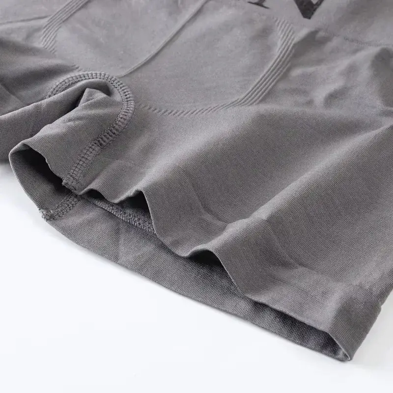 5 Pcs Men’s Boxer Briefs High Elastic Breathable Underwear Soft Cotton Stretch Shorts Comfortable Plain Color Panties — image 7