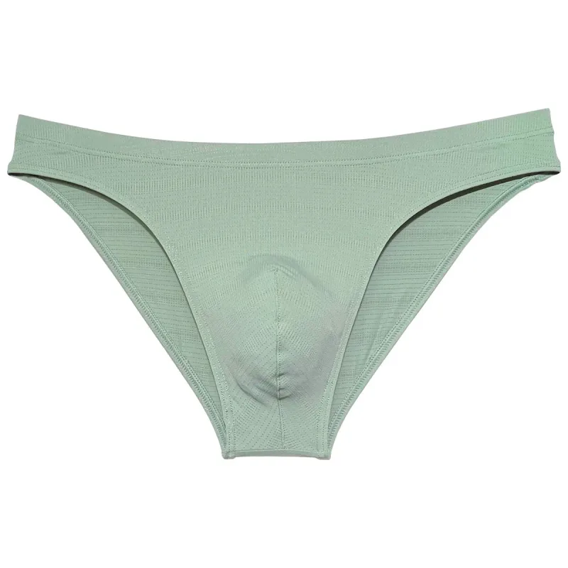 Ultrathin Briefs Men's Underwear Enhancing Pouch Male Bikini Low Rise Underpants Summmer Single Layer Everyday Comfort — image 6