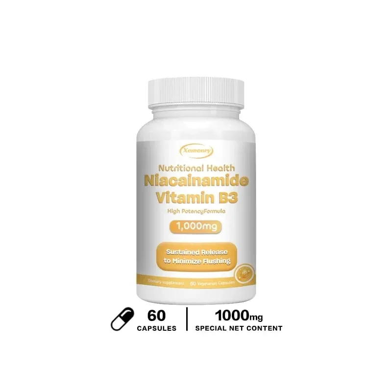 Niacinamide Vitamin B3 Capsules - Supports Skin Brain Function and Heart Health Boosts Energy and Improves The Immune System — image 8