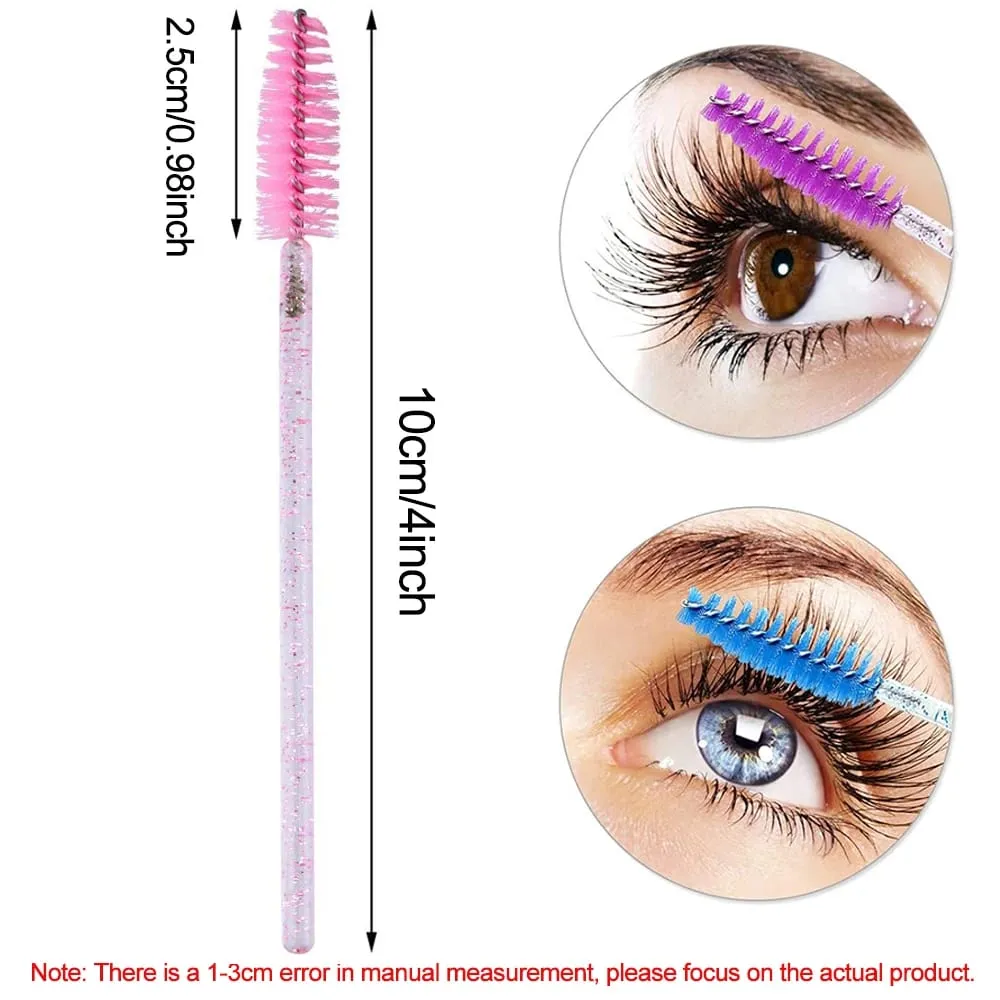 500/1000pcs Eyelash Brush Applicator Wholesale Lash Mascara Wands Brushes For Eyelash Extension Eyebrow Spoolies Beauty Tools — image 2