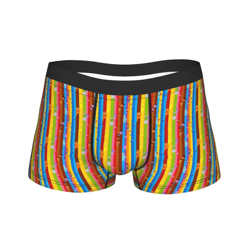 S-Sesames Streets Tango Elmo at Grover Underwear Men Shorts Briefs Nakakatuwang Boxershorts Quality Customs Oversize Panties — image 27