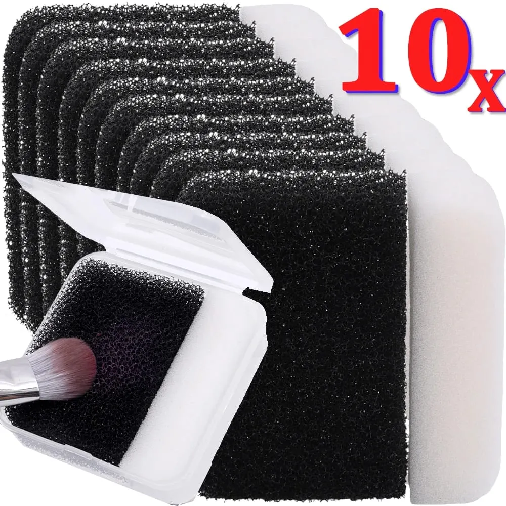 13PCS Makeup Brush Cleaner Sponge Set Portable Dry Eye Shadow Wash Beauty Tools Brushes Cleaning Box Sponge Puff Cleaner women — image 6