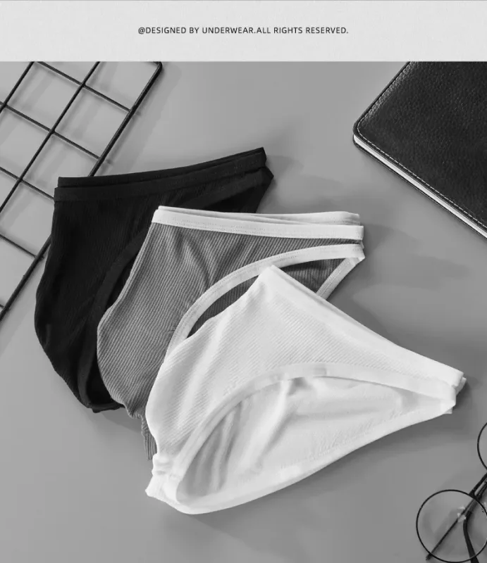 Men's Single Layer Briefs Ultra Thin U Convex Pouch Underwear Breathable Moisture Wicking Sexy Summer Panties — image 3