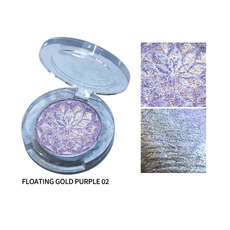 Chameleon Eye Palette szemhéjpúder paletta - személyre szabható duokróm préselt szemhéjfesték szett Glitter Infused Pearlescent Finish Pri