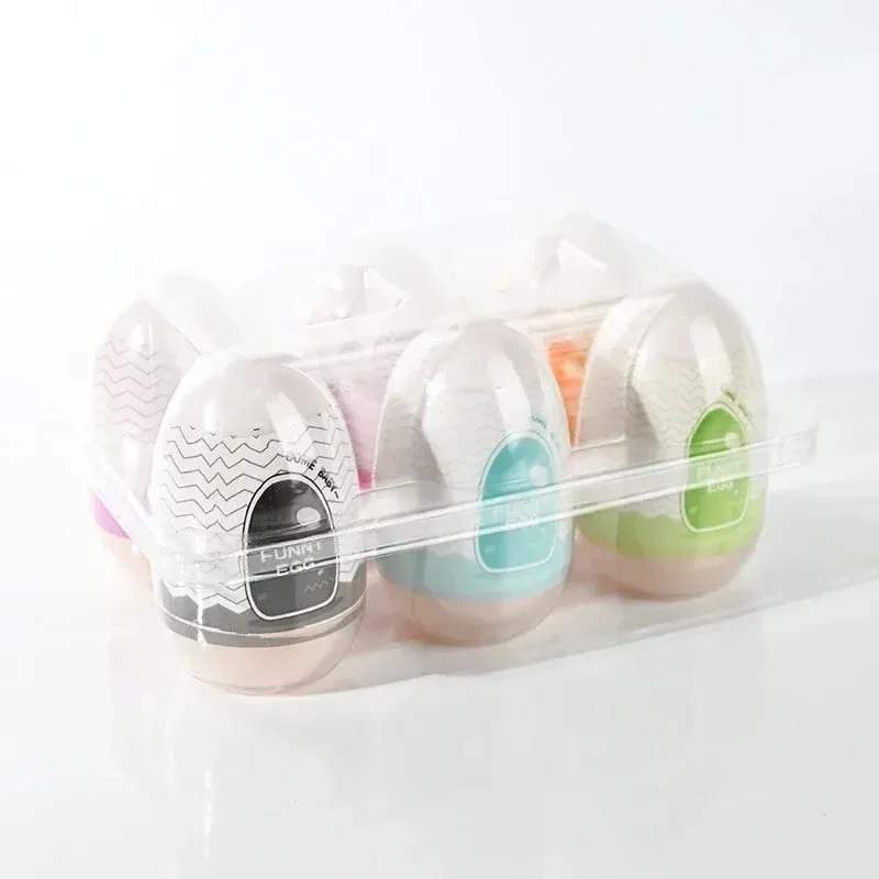 Tojás Hordozható Pénisz Masszírozó Puha Gumi Felnőtt Szex Játékok Férfi Valósághű hüvely zseb Pussy Mini Cups Maszturbátor — image 3