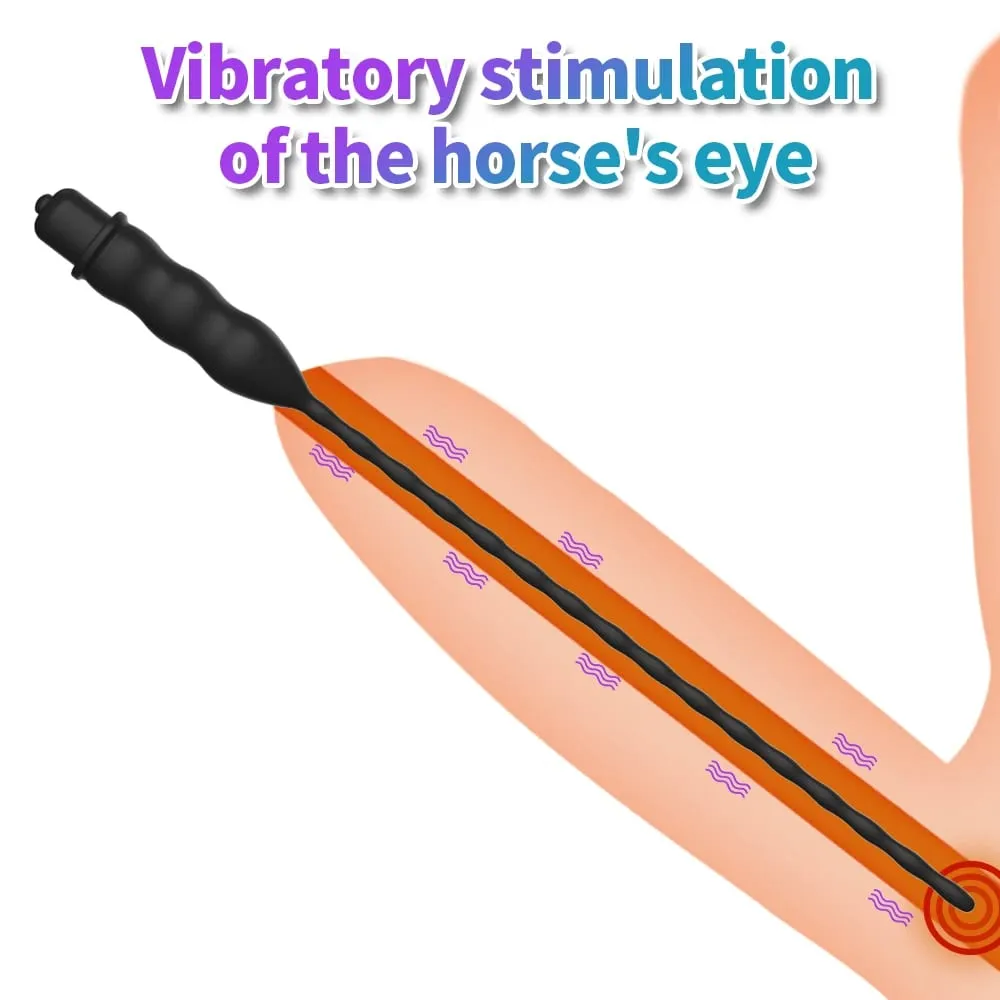 Silicone Horse Eye Stick Penis Plug Urethra Beads Διεγέρτης ουρήθρας Sounding Urethral Masturbation Climax Sex Toys για άνδρες