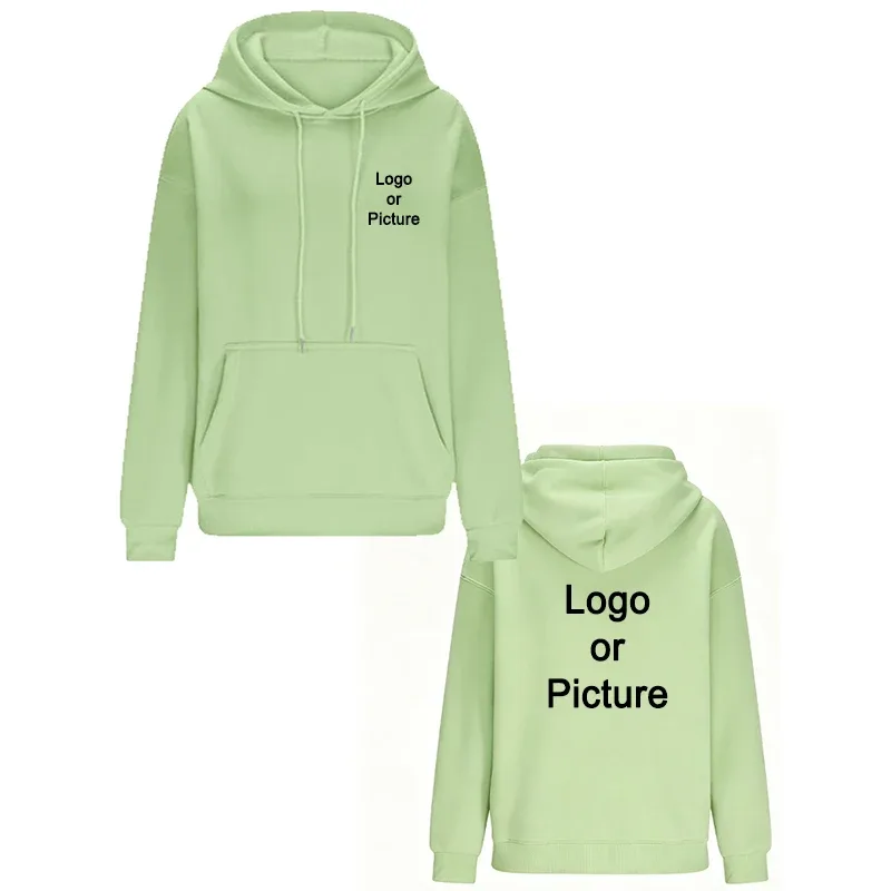 Diy design oversize hoodies moda feminina personalizado impresso solto manga longa ombro gota manguito sweathsirts pullovers sudadera — image 15