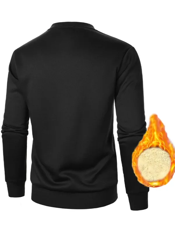 Cashmere round neck men's winter thick cashmere sa ilalim ng mainit na katsemir — image 7