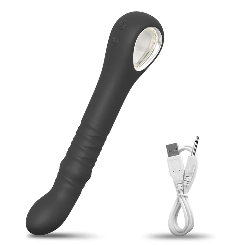 Swing G Spot Dildo Vibrator Γυναικεία κλειτορίδα Δονούμενος τηλεσκοπικός πρωκτικό βύσμα γλουτών Γυναικεία σεξουαλικά παιχνίδια για ενήλικες