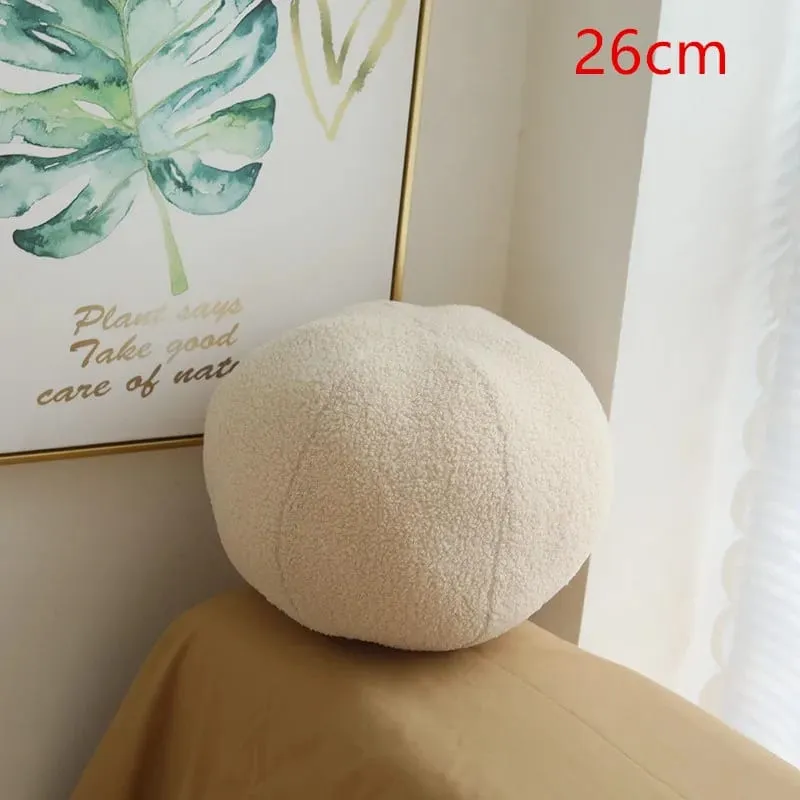 Coussin boule nordique de couleur unie, fleur en peluche, oreiller pour canapé, taille, bureau, jouet pour enfant, cadeaux, décoration de la maison, nouvelle collection — image 8