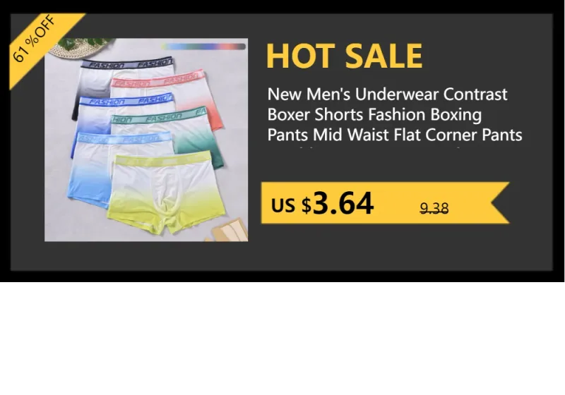 1Pc/Bagong Panti ng Panlalaki Sexy na Panloob na Panlalaki Panlalaking Jockstrap Pant Kumportableng Slip na Panloob na Makahinga na Cotton Panlalaking Brief — image 8