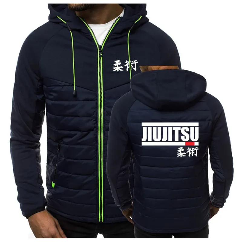 Jiu Jitsu brasileiro O casaco masculino de algodão de sete cores é adequado para o inverno multicolorido moletom com capuz jaqueta