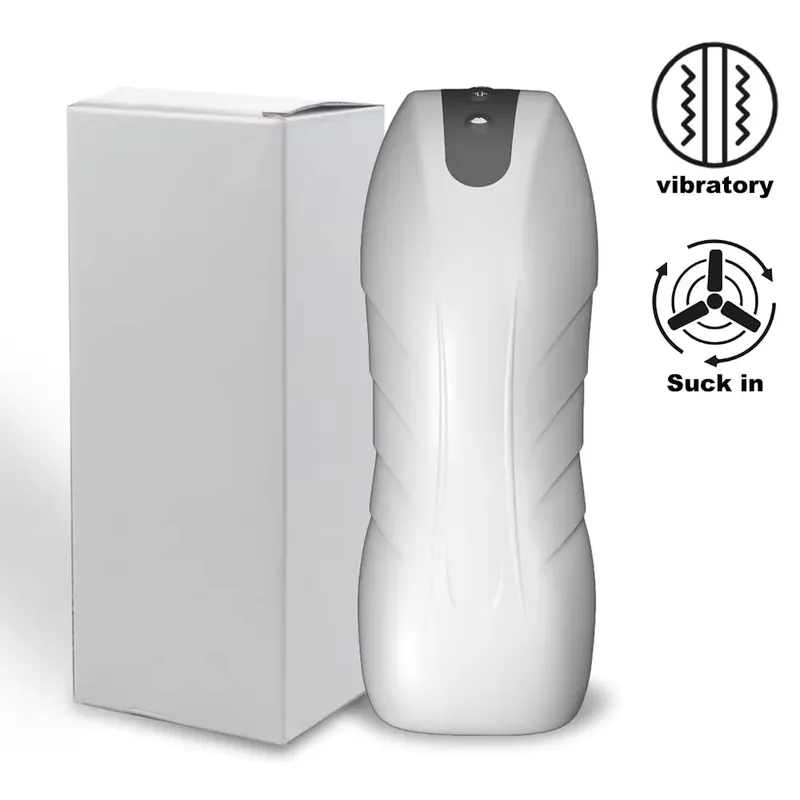 Automatic Male Sucking Mastubator Vibration Blowjob Machine Masturbation Cup Sex Toys Adult Goods for Men Masturbate Supplies