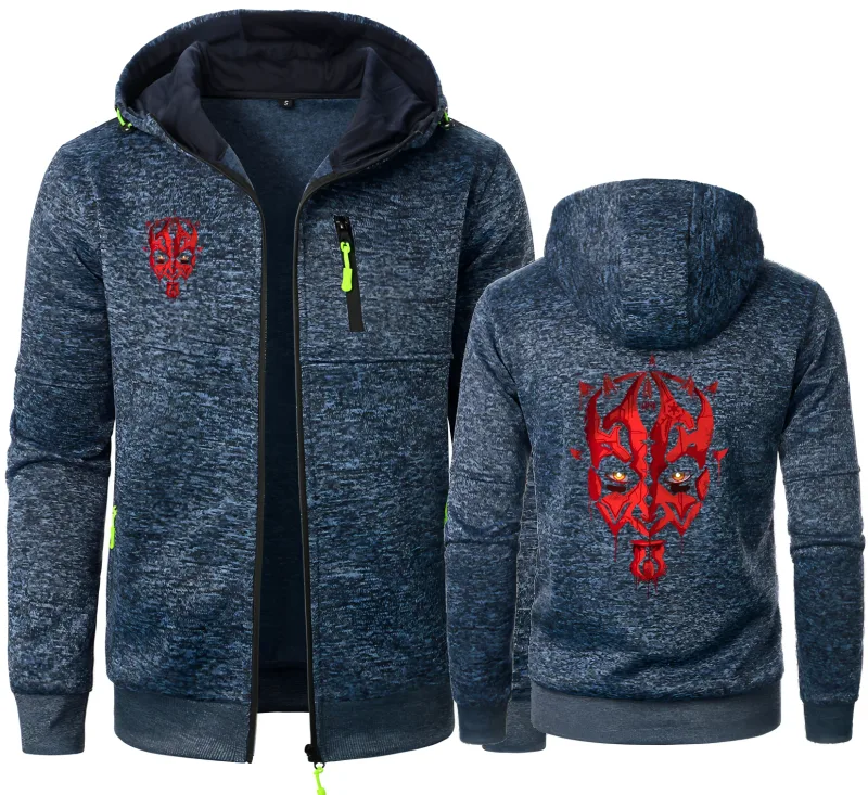 Filme darthes mauled crânio moletom com capuz masculino starwar-estrelas warly jacquard moletom com capuz de lã pulôver
