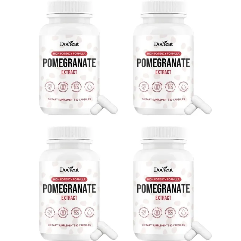 Κάψουλες Docteat Pomegranate Fruit Extract Ellagitannin Antioxidant Defense Immune Support and Oxidative Balance 60 Κάψουλες — image 10
