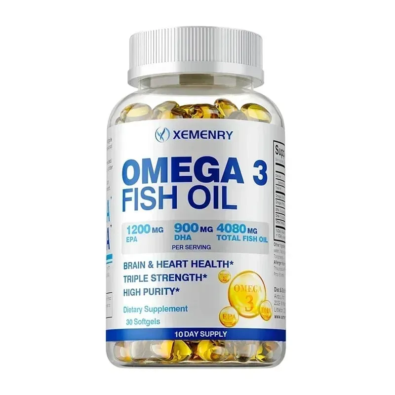 Omega-3 Fish Oil - Enhance Memory Concentration and Cognition Promote Brain and Eye Health Enhance Immune Function — image 9