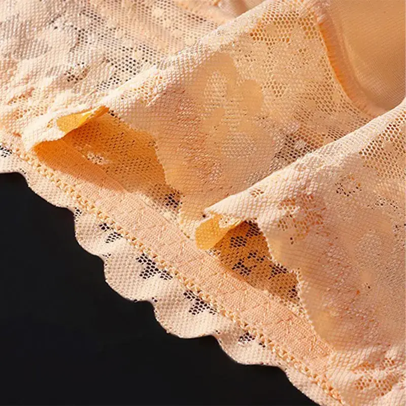 1pc Men Lace Thin Seamless Ice Silk Sexy Briefs 3d Bulge Pouch Low Waist Pantie Summer Breathable High Elastic Soft Underwear — image 5