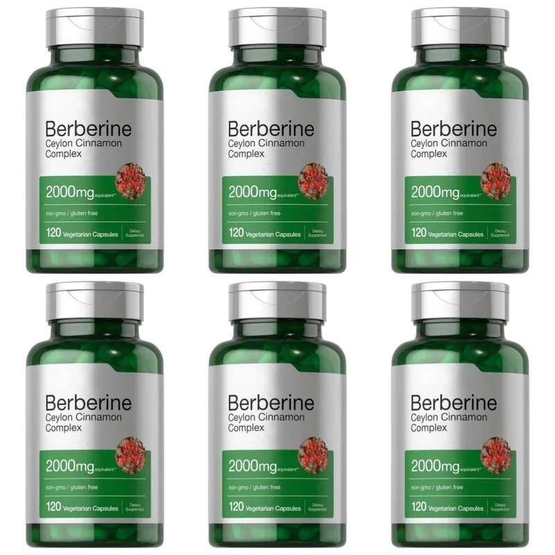 Berberine Ceylon fahéj komplex 2000 mg vegetáriánus kapszula GMO-mentes gluténmentes napi wellness-kiegészítő felnőtteknek 120 Count — image 12