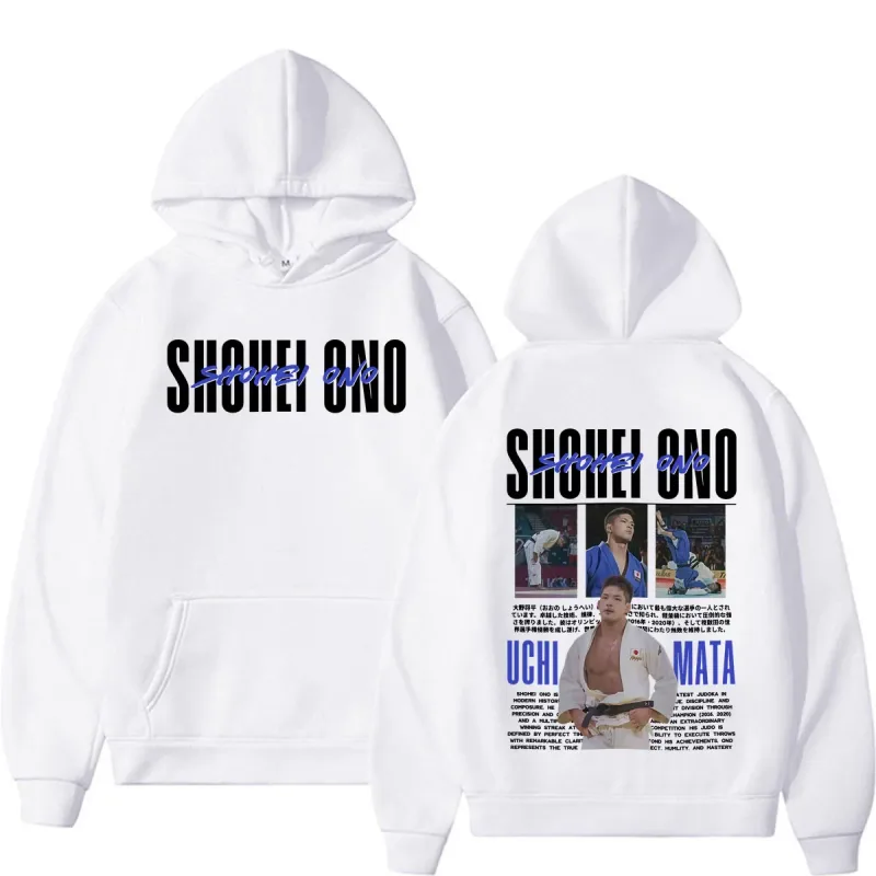 Limited Shohei Ono Vintage Graphics Hoodies Men's Women Harajuku Gothic Classic Sweatshirts High Quality Casual Hooded Pullovers — image 7