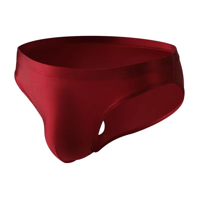 3pcs Men's Ice Silk Briefs Underwear U Pouch Low Waist Ropa Interior Hombre Bikini Mens Slips Cuecas Sissy Panties for Male — image 13