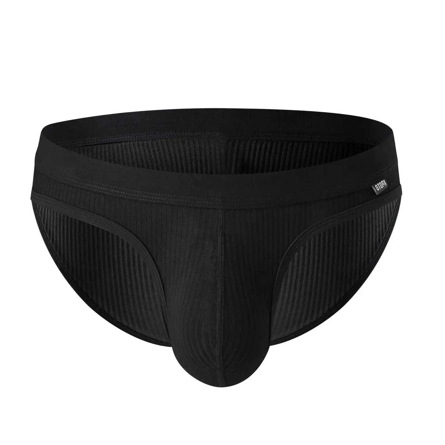 Men's Underwear U-Convex Pouch Briefs Breathable Soft Elastic Low Rise Panties For Men Daily Lingerie 2-Pack