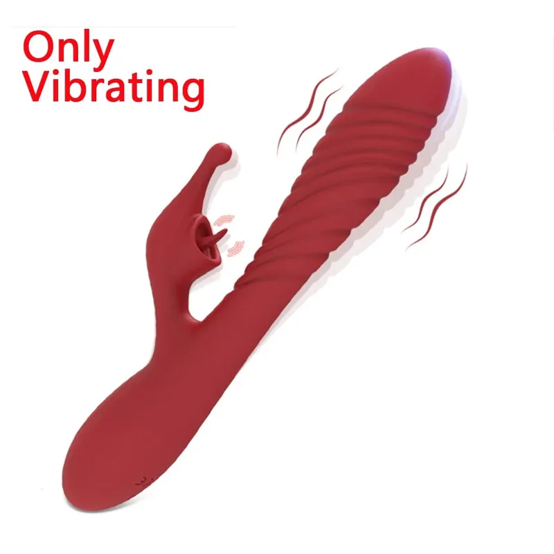 Thrusting Rabbit Vibrator for Women Vagina Dlido Vibrator G-Spot Clitoris Stimulator Female Masturbation Sex Toy for Women — image 19