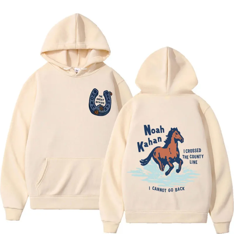 Noah Kahan The Great Divide Tour 2026 Graphic Hoodies Lalaki Babae Fashion Damit Pullover Casual Oversized Winter Sweatshirt